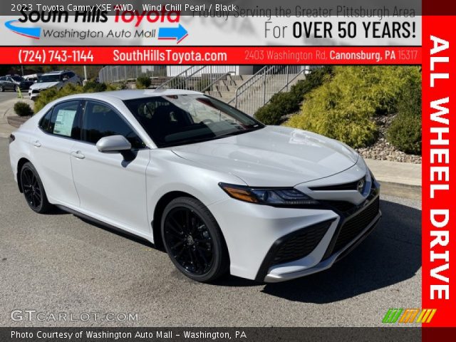 2023 Toyota Camry XSE AWD in Wind Chill Pearl