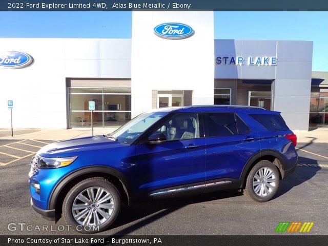 2022 Ford Explorer Limited 4WD in Atlas Blue Metallic