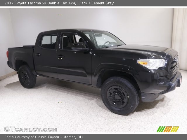 2017 Toyota Tacoma SR Double Cab 4x4 in Black