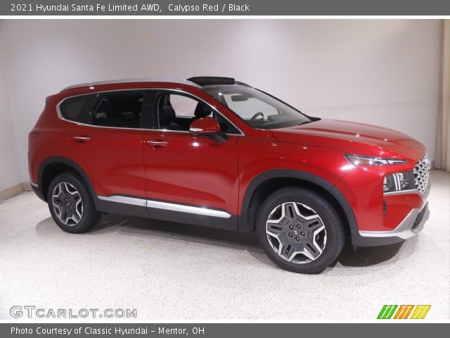 2021 Hyundai Santa Fe Limited AWD in Calypso Red