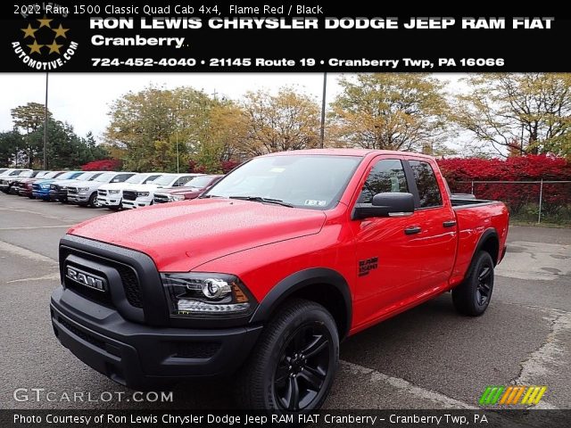 2022 Ram 1500 Classic Quad Cab 4x4 in Flame Red