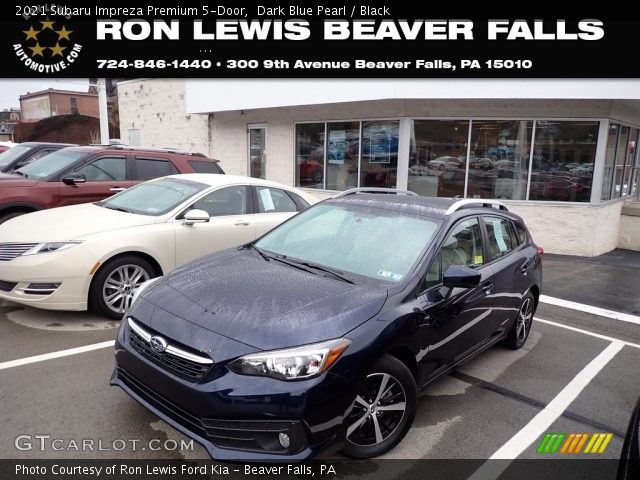 2021 Subaru Impreza Premium 5-Door in Dark Blue Pearl