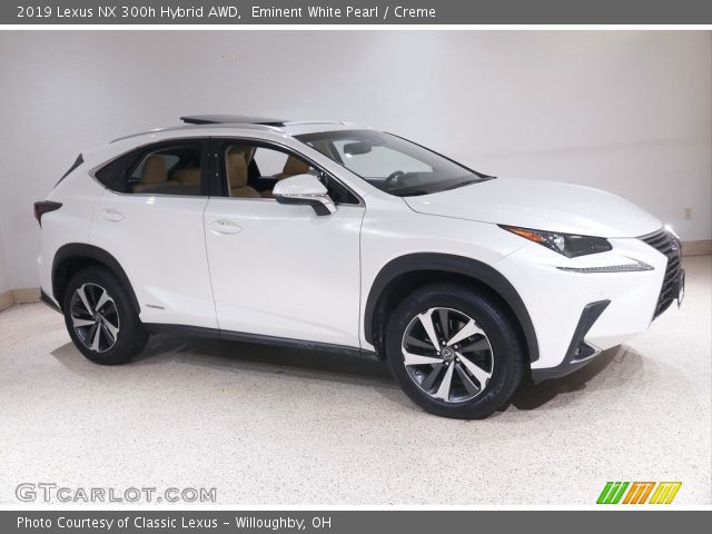 2019 Lexus NX 300h Hybrid AWD in Eminent White Pearl