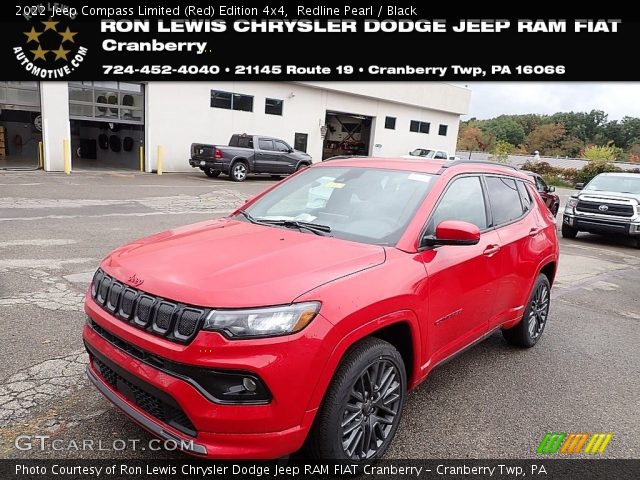 2022 Jeep Compass Limited (Red) Edition 4x4 in Redline Pearl