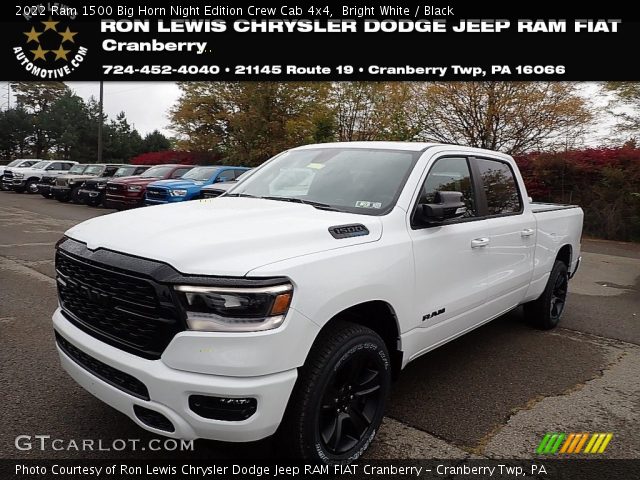 2022 Ram 1500 Big Horn Night Edition Crew Cab 4x4 in Bright White