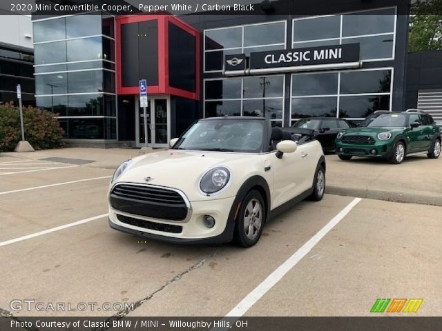 2020 Mini Convertible Cooper in Pepper White