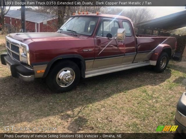 1993 Dodge Ram Truck D350 Extended Cab Dually in Dark Copper Pearl Metallic