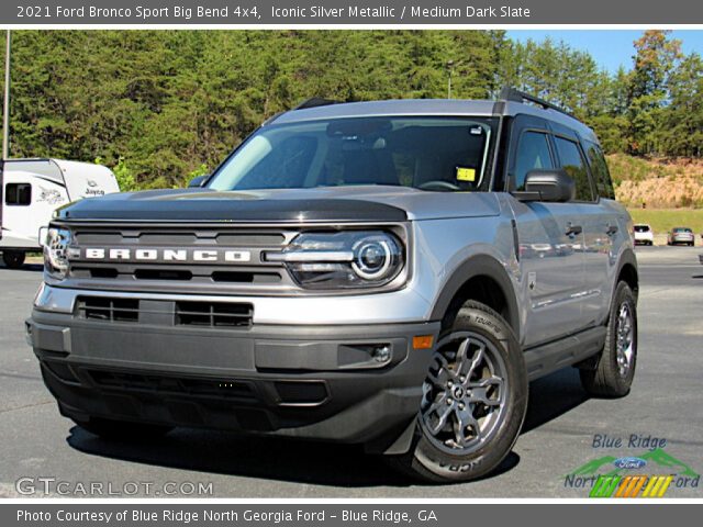 2021 Ford Bronco Sport Big Bend 4x4 in Iconic Silver Metallic