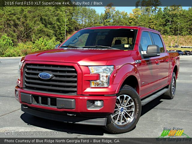 2016 Ford F150 XLT SuperCrew 4x4 in Ruby Red