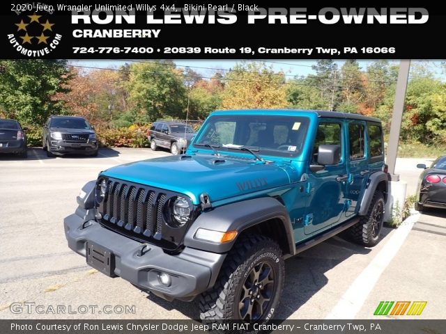 2020 Jeep Wrangler Unlimited Willys 4x4 in Bikini Pearl