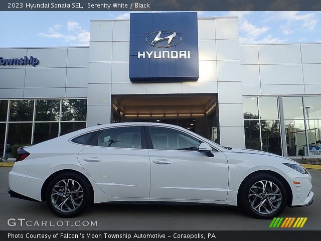 2023 Hyundai Sonata SEL in Serenity White