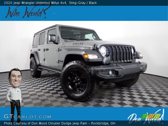 2020 Jeep Wrangler Unlimited Willys 4x4 in Sting-Gray