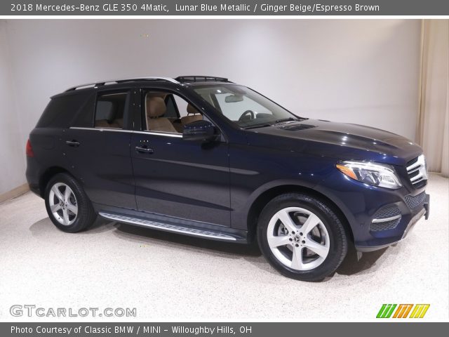 2018 Mercedes-Benz GLE 350 4Matic in Lunar Blue Metallic