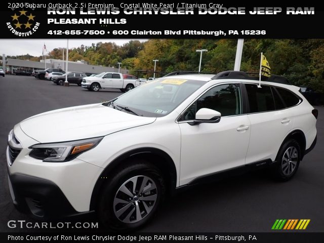 2020 Subaru Outback 2.5i Premium in Crystal White Pearl