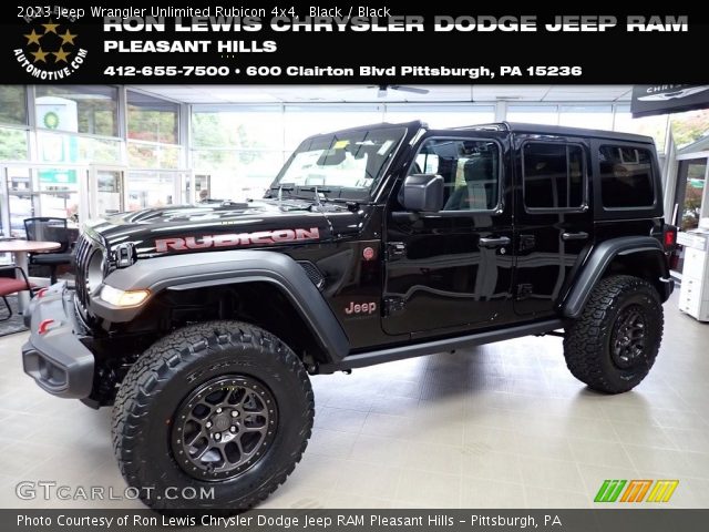 2023 Jeep Wrangler Unlimited Rubicon 4x4 in Black