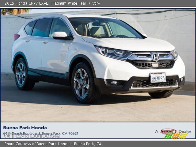 2019 Honda CR-V EX-L in Platinum White Pearl