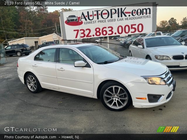 2010 Ford Fusion SEL in White Suede