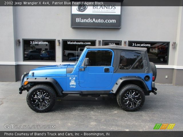 2002 Jeep Wrangler X 4x4 in Patriot Blue Pearl