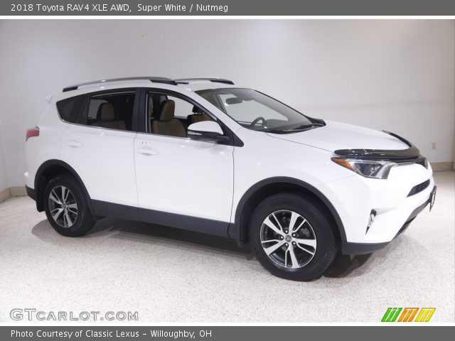 2018 Toyota RAV4 XLE AWD in Super White