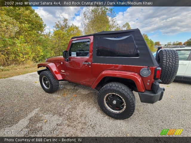 2007 Jeep Wrangler Sahara 4x4 in Red Rock Crystal Pearl