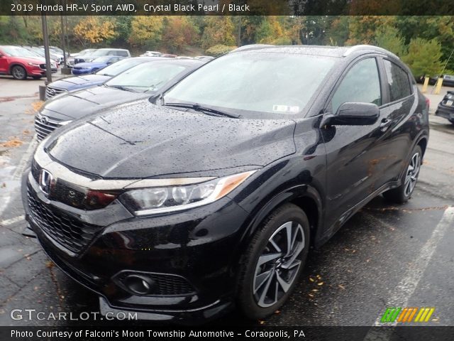 2019 Honda HR-V Sport AWD in Crystal Black Pearl