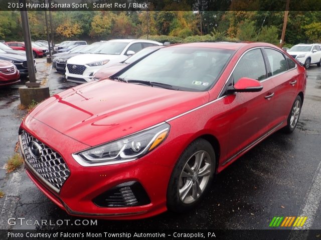 2019 Hyundai Sonata Sport in Scarlet Red