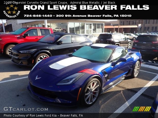 2018 Chevrolet Corvette Grand Sport Coupe in Admiral Blue Metallic