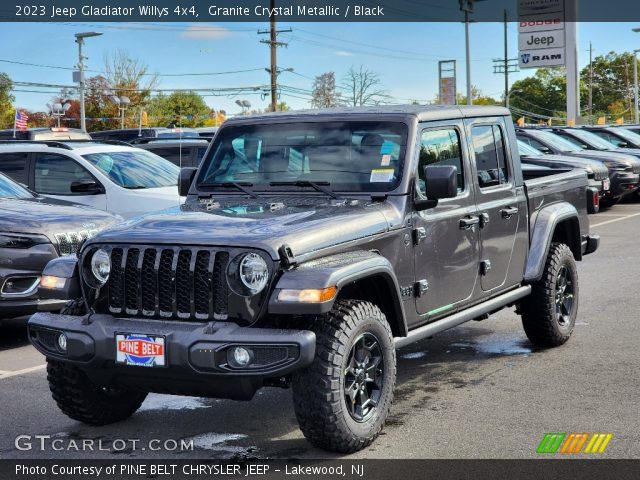 2023 Jeep Gladiator Willys 4x4 in Granite Crystal Metallic