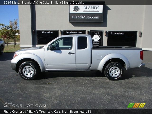2016 Nissan Frontier S King Cab in Brilliant Silver