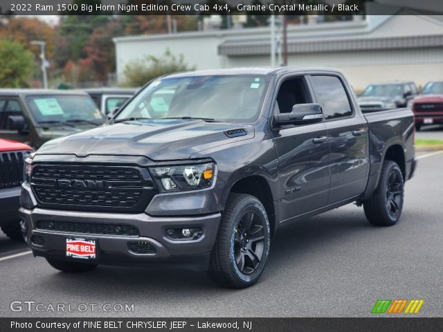 2022 Ram 1500 Big Horn Night Edition Crew Cab 4x4 in Granite Crystal Metallic