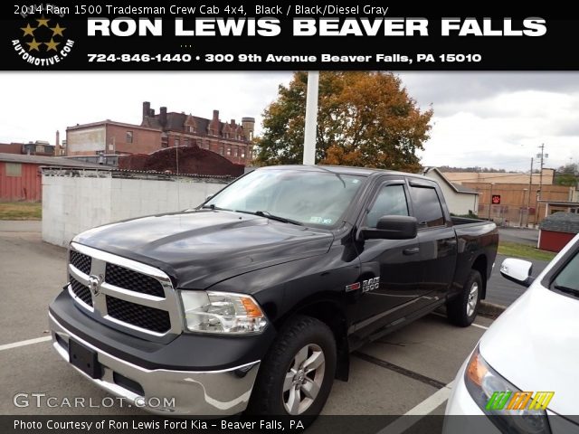 2014 Ram 1500 Tradesman Crew Cab 4x4 in Black