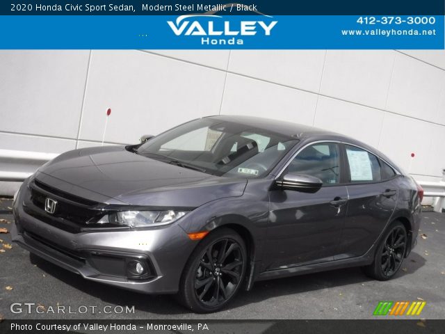 2020 Honda Civic Sport Sedan in Modern Steel Metallic