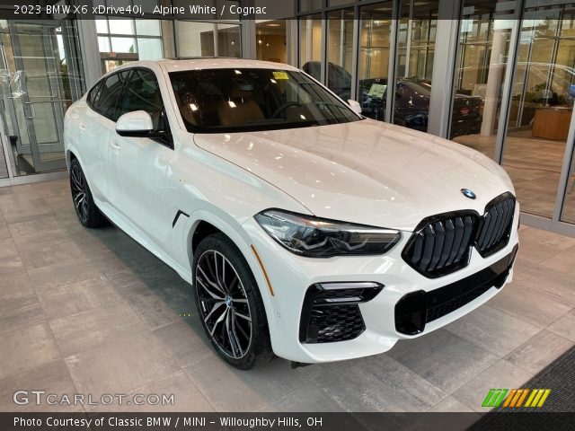 2023 BMW X6 xDrive40i in Alpine White