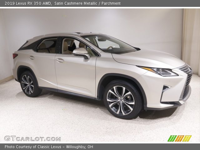 2019 Lexus RX 350 AWD in Satin Cashmere Metallic