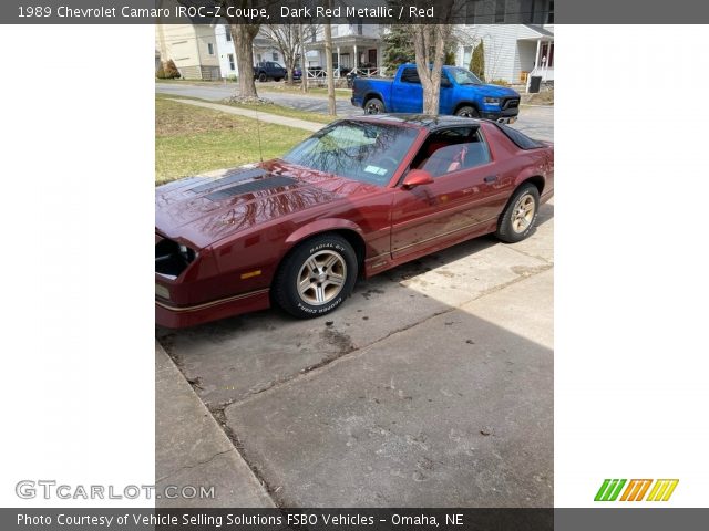1989 Chevrolet Camaro IROC-Z Coupe in Dark Red Metallic