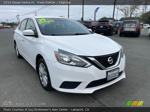 2019 Nissan Sentra SV in Fresh Powder