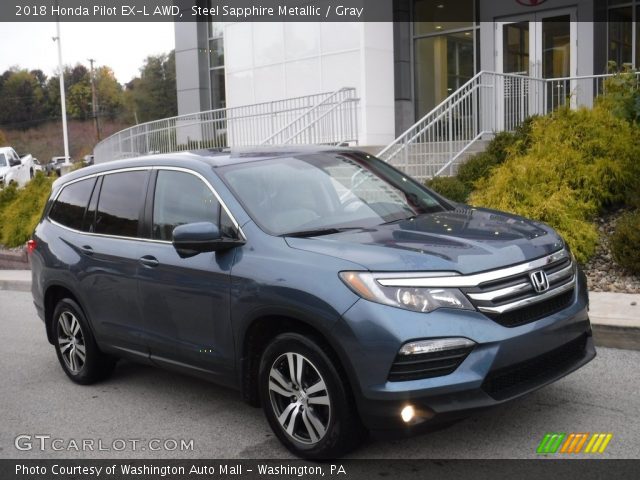 2018 Honda Pilot EX-L AWD in Steel Sapphire Metallic