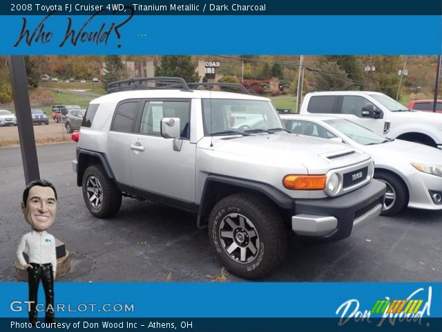 2008 Toyota FJ Cruiser 4WD in Titanium Metallic