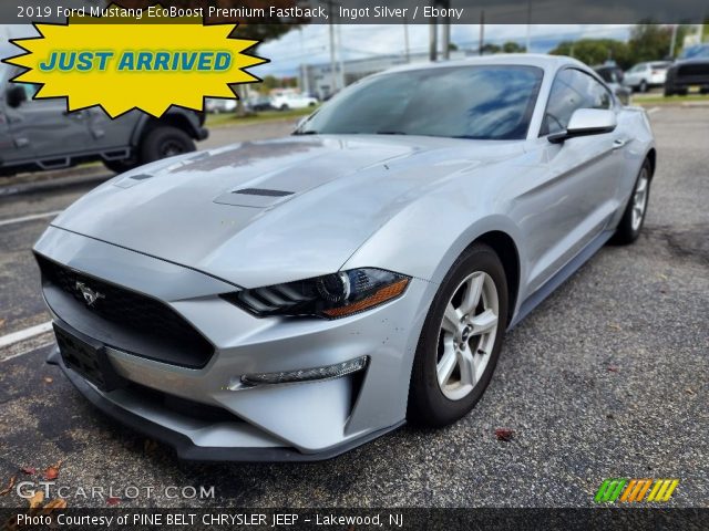 2019 Ford Mustang EcoBoost Premium Fastback in Ingot Silver