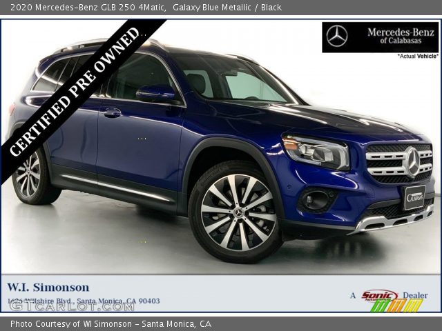 2020 Mercedes-Benz GLB 250 4Matic in Galaxy Blue Metallic