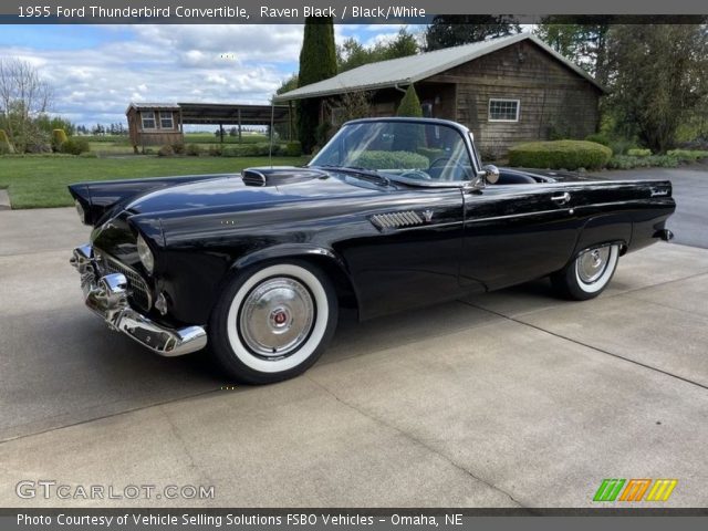 1955 Ford Thunderbird Convertible in Raven Black