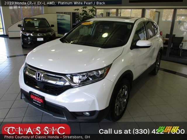 2019 Honda CR-V EX-L AWD in Platinum White Pearl