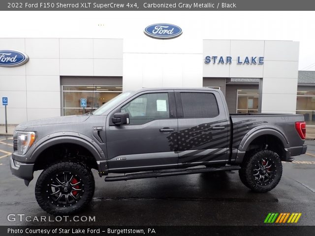 2022 Ford F150 Sherrod XLT SuperCrew 4x4 in Carbonized Gray Metallic