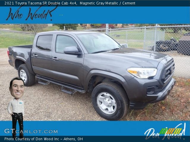 2021 Toyota Tacoma SR Double Cab 4x4 in Magnetic Gray Metallic