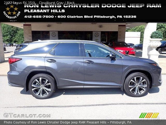 2022 Lexus RX 350L in Cloudburst Gray