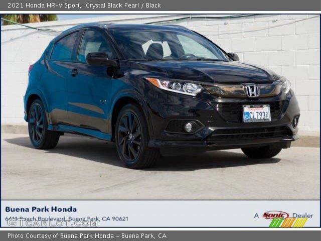 2021 Honda HR-V Sport in Crystal Black Pearl