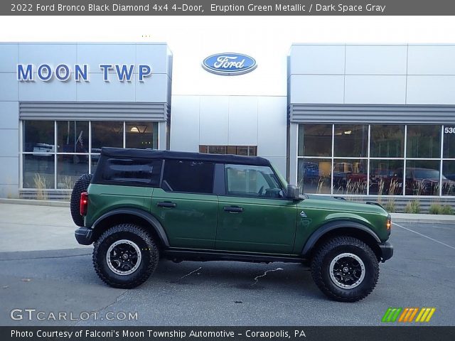 2022 Ford Bronco Black Diamond 4x4 4-Door in Eruption Green Metallic