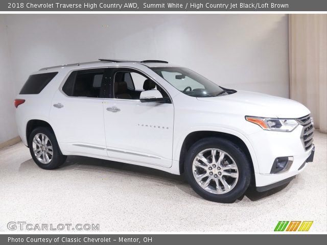 2018 Chevrolet Traverse High Country AWD in Summit White