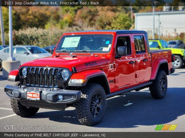 2023 Jeep Gladiator Willys 4x4 in Firecracker Red
