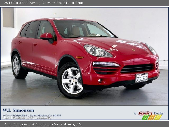 2013 Porsche Cayenne  in Carmine Red